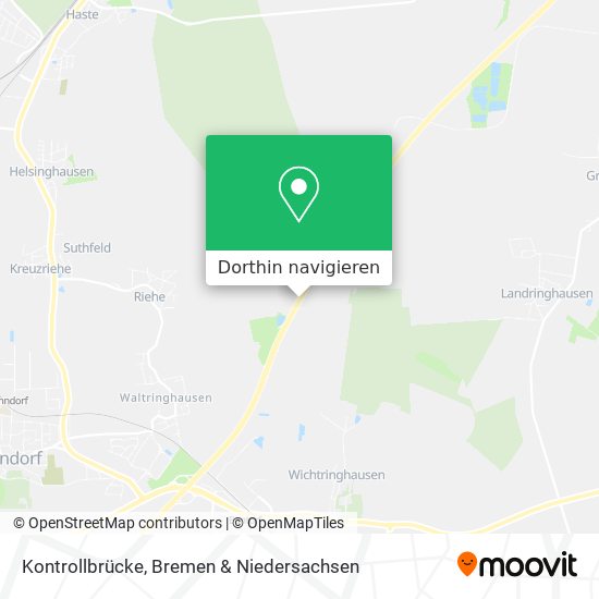 Kontrollbrücke Karte