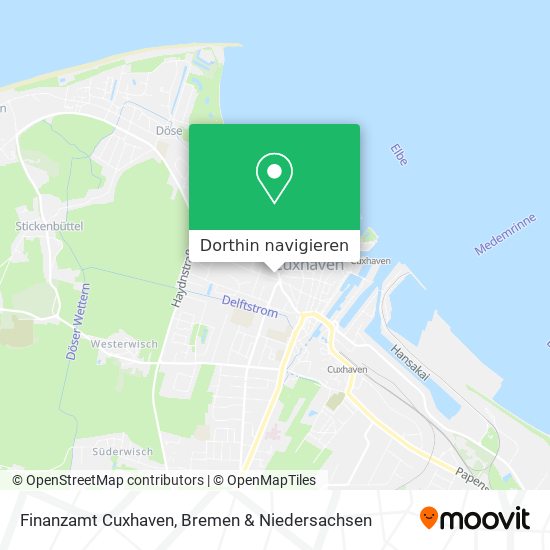 Finanzamt Cuxhaven Karte