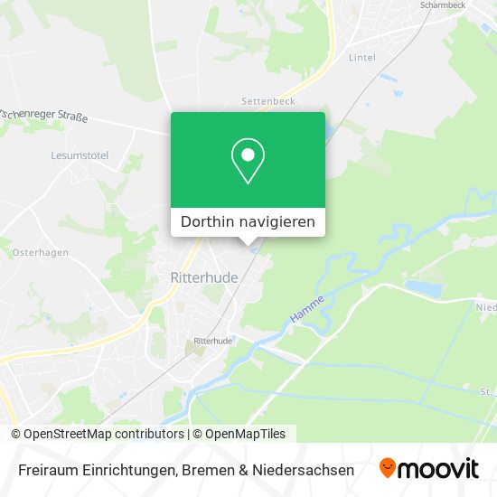 Freiraum Einrichtungen Karte