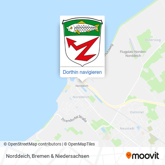 Norddeich Karte