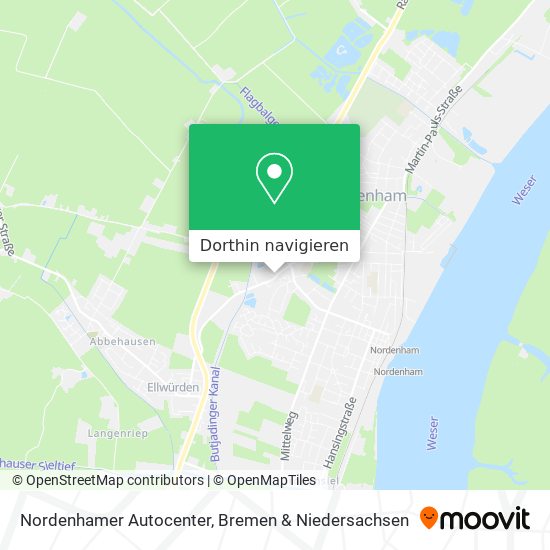 Nordenhamer Autocenter Karte