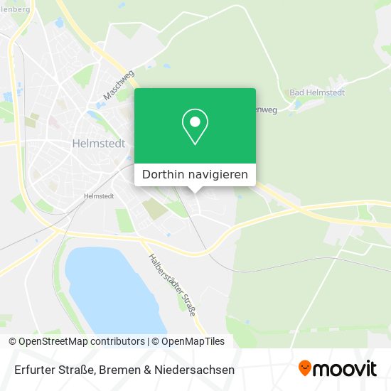 Erfurter Straße Karte