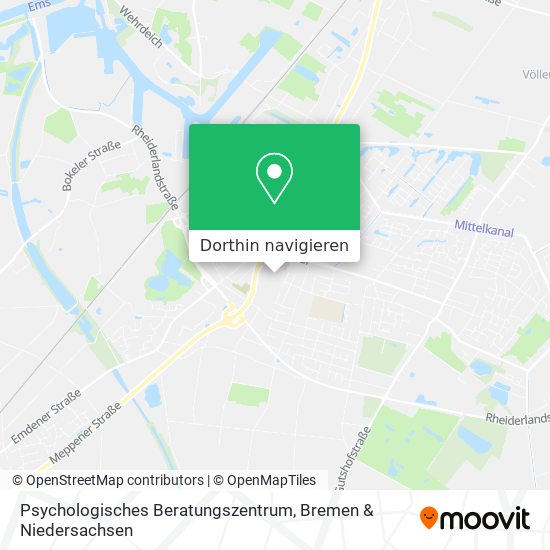 Psychologisches Beratungszentrum Karte