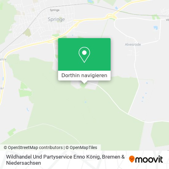 Wildhandel Und Partyservice Enno König Karte