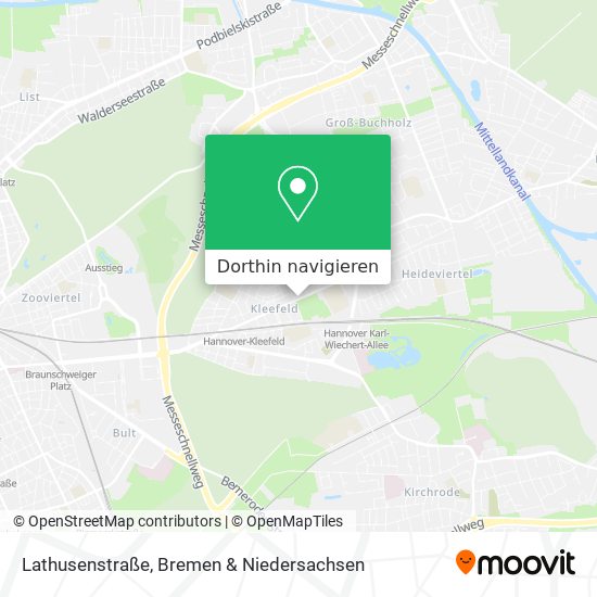 Lathusenstraße Karte