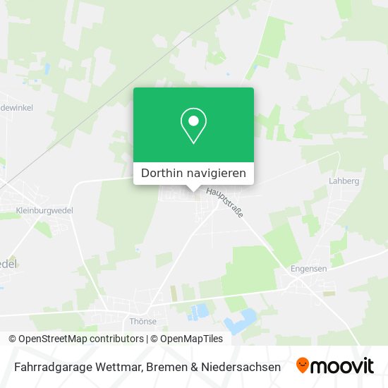 Fahrradgarage Wettmar Karte