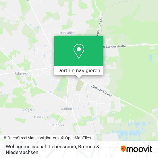 Wohngemeinschaft Lebensraum Karte