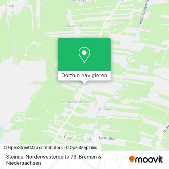 Steinau, Norderwesterseite 73 Karte