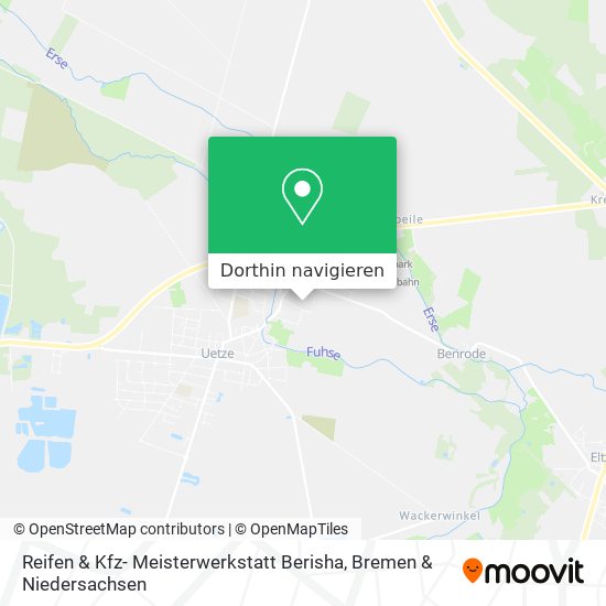 Reifen & Kfz- Meisterwerkstatt Berisha Karte