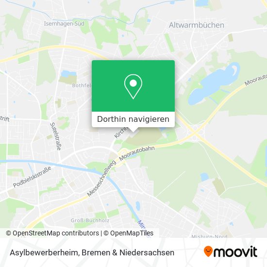 Asylbewerberheim Karte