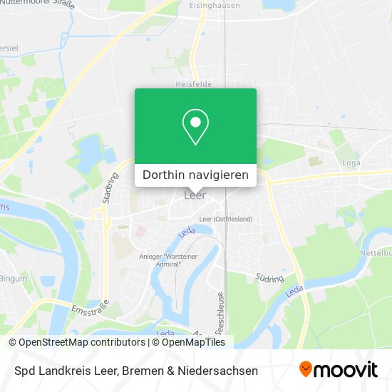 Spd Landkreis Leer Karte