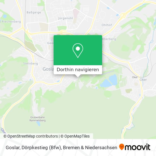 Goslar, Dörpkestieg (Bfw) Karte