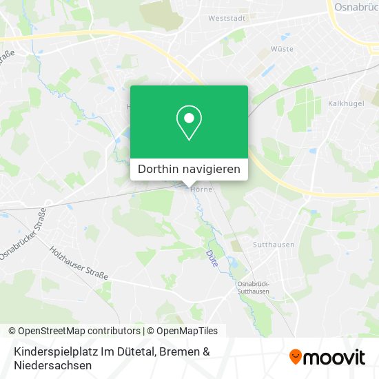 Kinderspielplatz Im Dütetal Karte