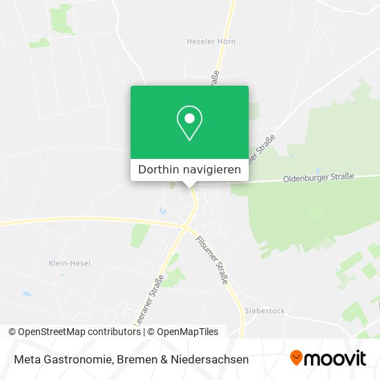 Meta Gastronomie Karte