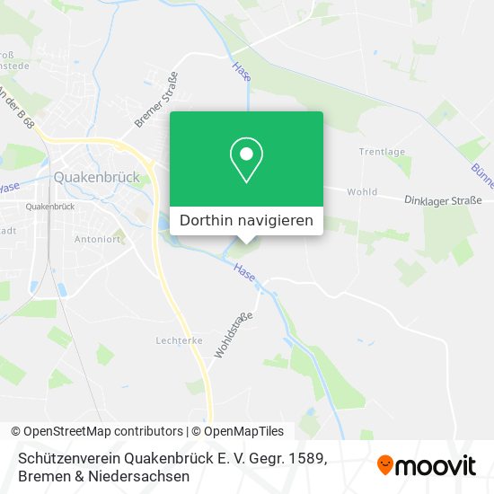 Schützenverein Quakenbrück E. V. Gegr. 1589 Karte