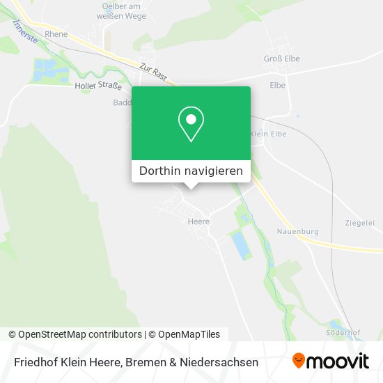 Friedhof Klein Heere Karte