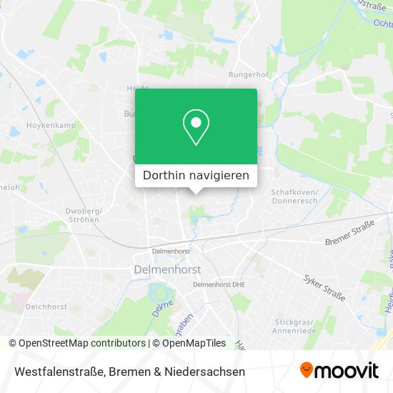Westfalenstraße Karte