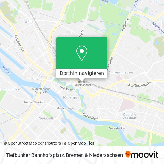 Tiefbunker Bahnhofsplatz Karte