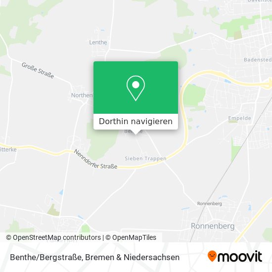 Benthe/Bergstraße Karte