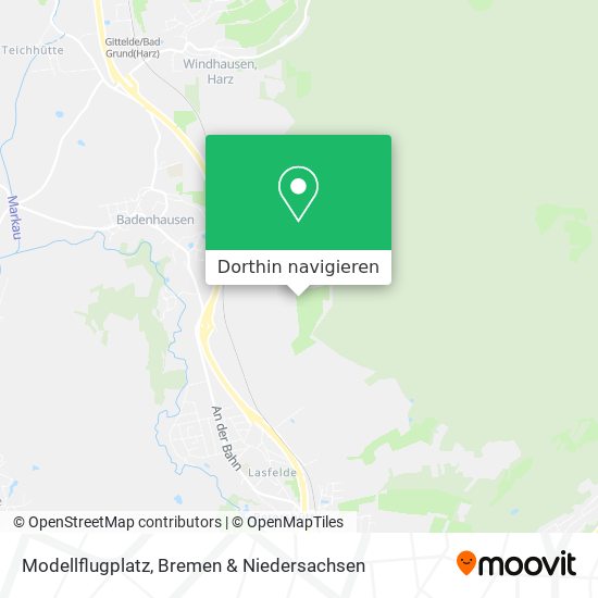 Modellflugplatz Karte