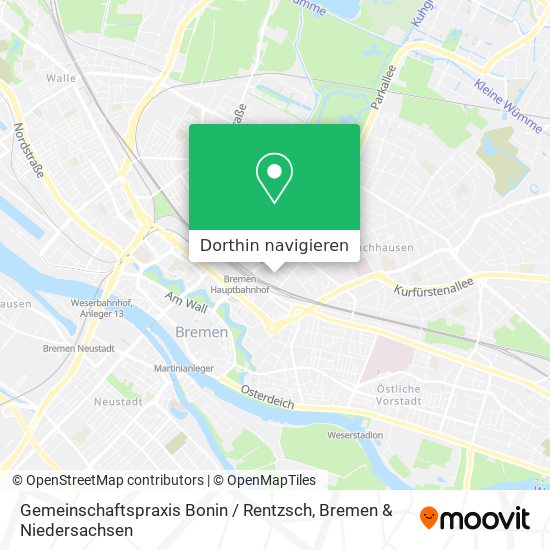 Gemeinschaftspraxis Bonin / Rentzsch Karte