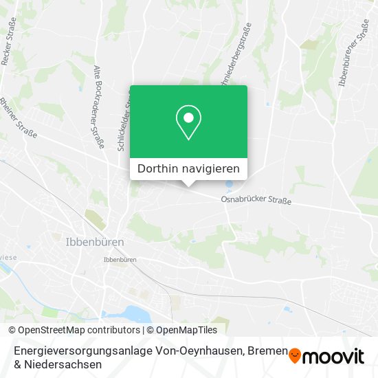 Energieversorgungsanlage Von-Oeynhausen Karte