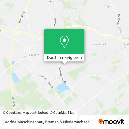 Vodde Maschinenbau Karte