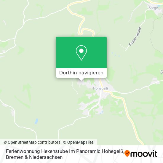 Ferienwohnung Hexenstube Im Panoramic Hohegeiß Karte