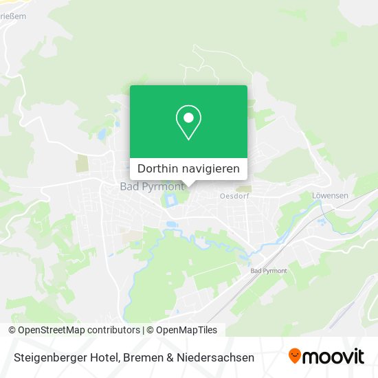 Steigenberger Hotel Karte