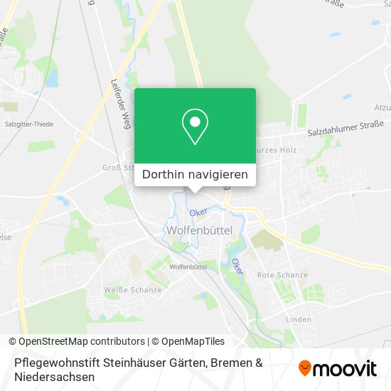 Pflegewohnstift Steinhäuser Gärten Karte