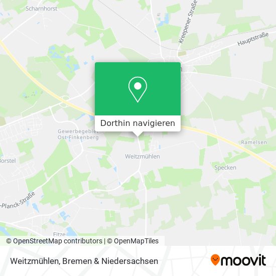 Weitzmühlen Karte