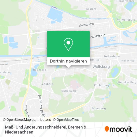 Maß- Und Änderungsschneiderei Karte