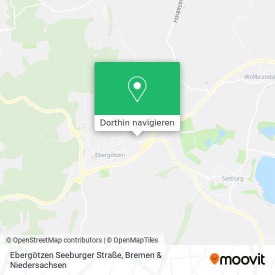 Ebergötzen Seeburger Straße Karte