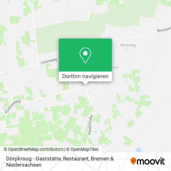 Dörpkroog - Gaststätte, Restaurant Karte