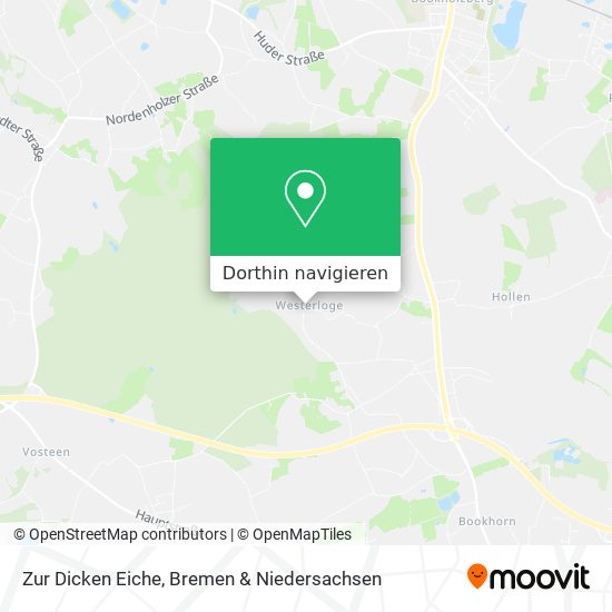 Zur Dicken Eiche Karte