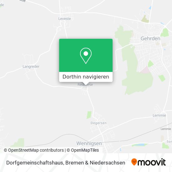 Dorfgemeinschaftshaus Karte