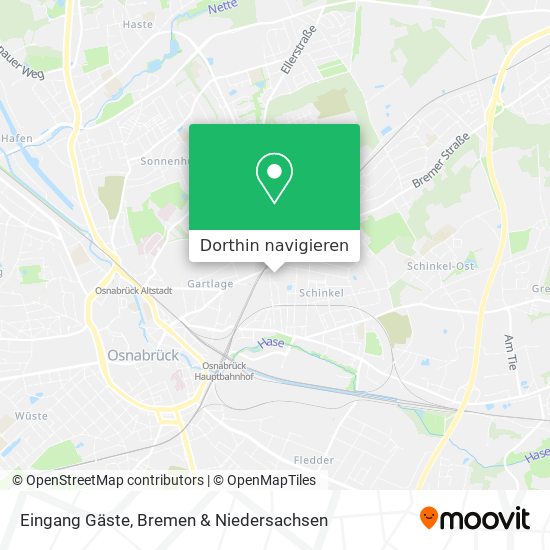 Eingang Gäste Karte