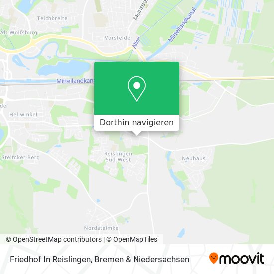 Friedhof In Reislingen Karte