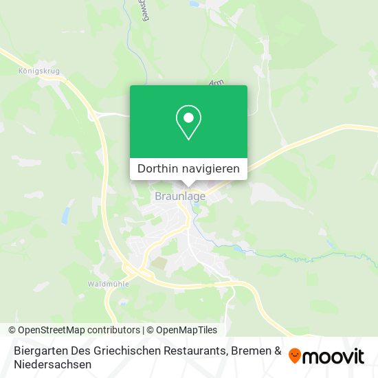 Biergarten Des Griechischen Restaurants Karte