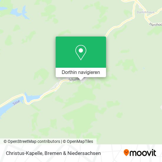 Christus-Kapelle Karte