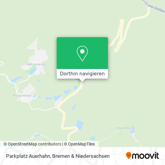 Parkplatz Auerhahn Karte