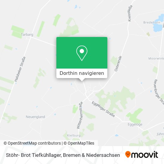 Stöhr- Brot  Tiefkühllager Karte