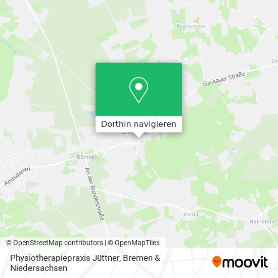 Physiotherapiepraxis Jüttner Karte