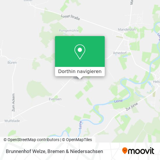 Brunnenhof Welze Karte