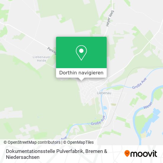 Dokumentationsstelle Pulverfabrik Karte