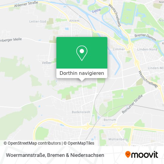 Woermannstraße Karte