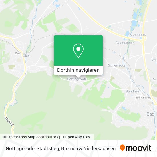 Göttingerode, Stadtstieg Karte