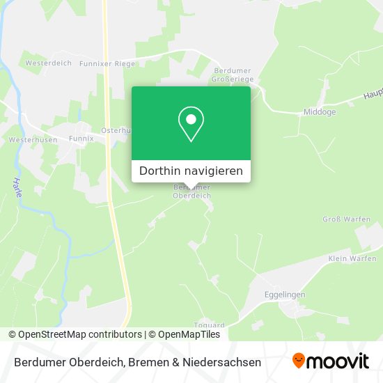 Berdumer Oberdeich Karte