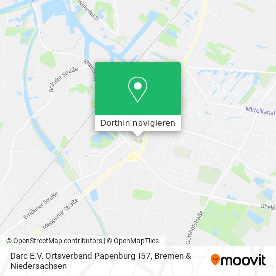 Darc E.V. Ortsverband Papenburg I57 Karte