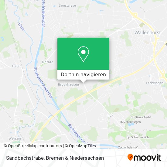 Sandbachstraße Karte